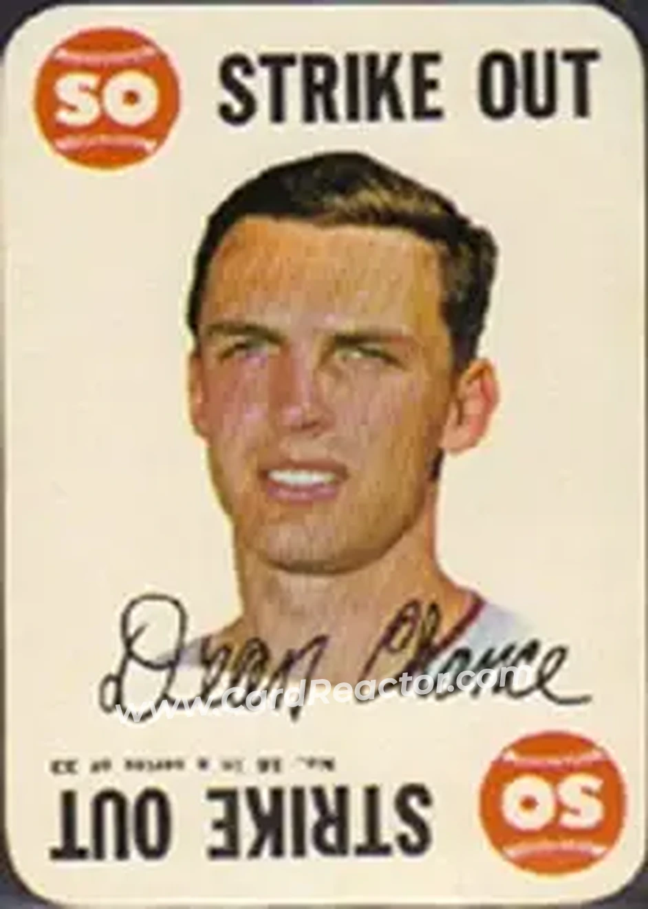 1968 Topps - Game #16 - Dean Chance - Minnesota Twins - Front 1968 Topps - Game #16 - Dean Chance - Minnesota Twins - Front