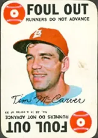 1968 Topps - Game #18 - Tim McCarver - St. Louis Cardinals