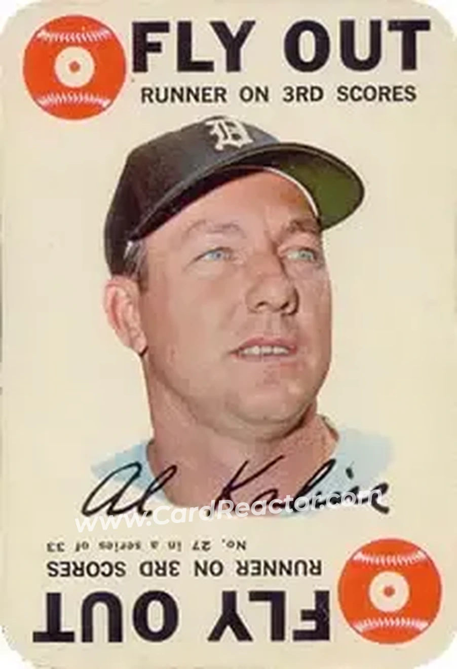 1968 Topps - Game #27 - Al Kaline - Detroit Tigers - Front 1968 Topps - Game #27 - Al Kaline - Detroit Tigers - Front