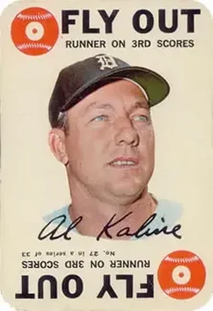 1968 Topps - Game #27 - Al Kaline - Detroit Tigers