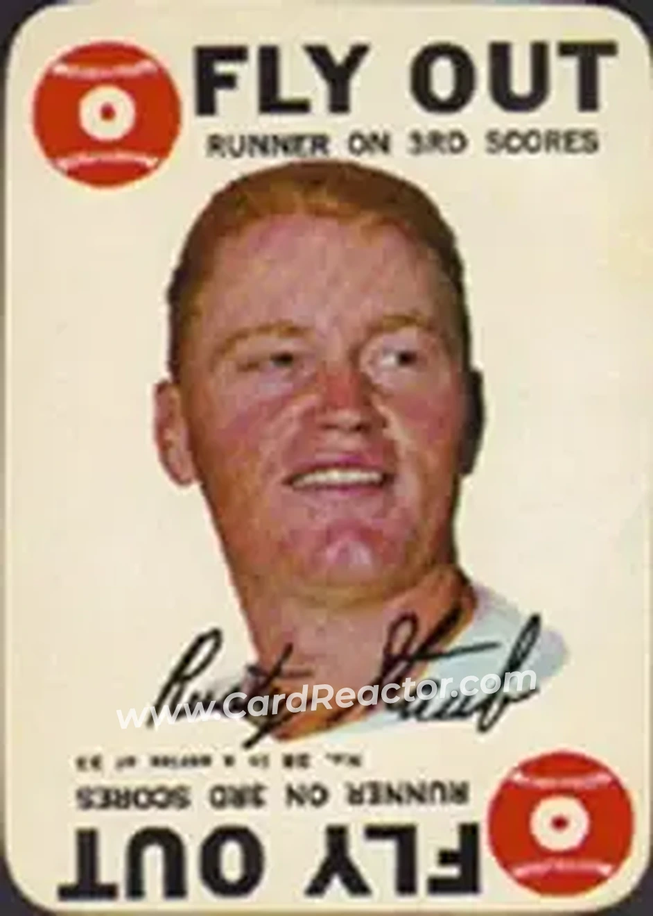 1968 Topps - Game #28 - Rusty Staub - Houston Astros - Front