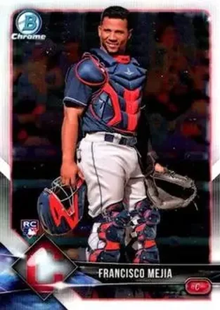 2018 Bowman Chrome #33b - Francisco Mejia - Cleveland Indians