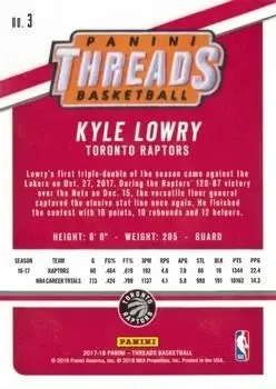 Back of Kyle Lowry
