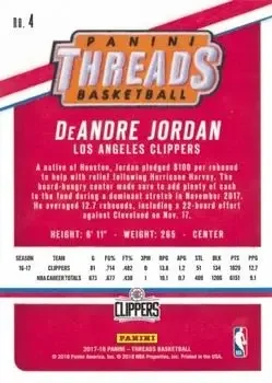 Back of DeAndre Jordan