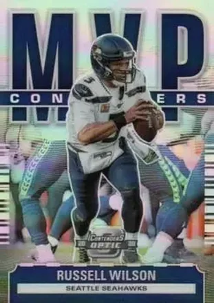 2020 Panini Contenders Optic - MVP Contenders #MVP9 - Russell Wilson - Seattle Seahawks