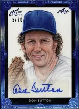 2021 Leaf Art of Sport - Navy #BA-DS2 - Don Sutton