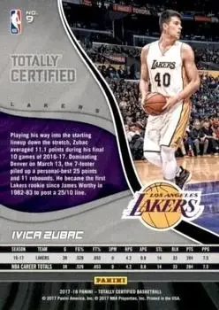 Back of Ivica Zubac