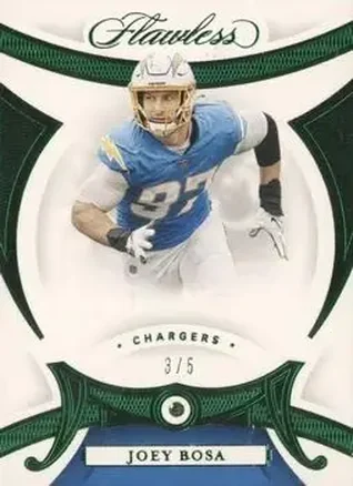 2020 Panini Flawless - Emeralds #35 - Joey Bosa - Los Angeles Chargers