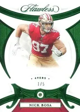 2020 Panini Flawless - Emeralds #40 - Nick Bosa - San Francisco 49ers