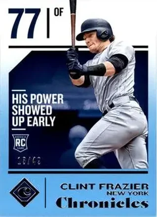 2018 Panini Chronicles - Blue #20 - Clint Frazier - New York Yankees