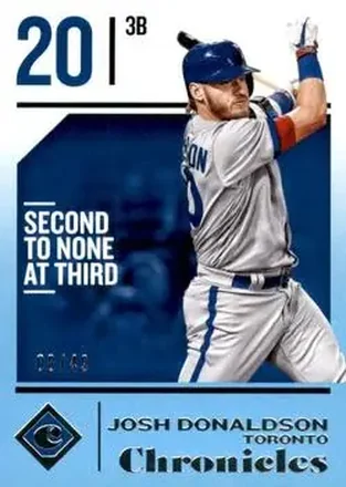 2018 Panini Chronicles - Blue #50 - Josh Donaldson - Toronto Blue Jays