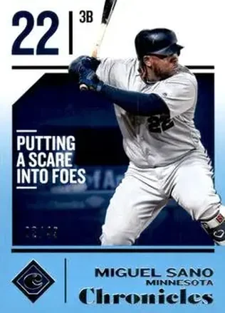 2018 Panini Chronicles - Blue #58 - Miguel Sano - Minnesota Twins