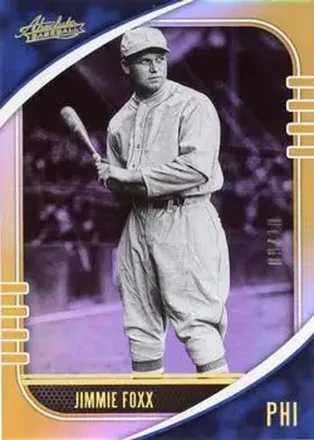2021 Panini Absolute - Spectrum Gold #29 - Jimmie Foxx - Philadelphia Athletics