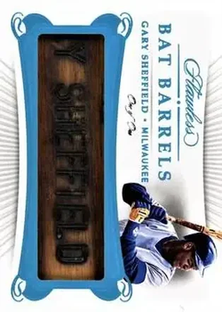 2018 Panini Flawless - Bat Barrels #BB-GS - Gary Sheffield - Milwaukee Brewers