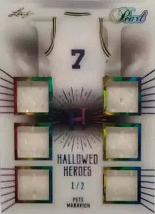 2021-22 Leaf Pearl - Hallowed Heroes Rainbow Kaleidoscope #HH-12 - Pete Maravich