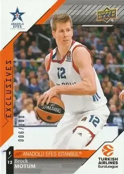 2017-18 Upper Deck EuroLeague #8 Brock Motum