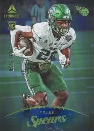 2023 Panini Luminance - Blue #122 - Tyjae Spears - Tennessee Titans