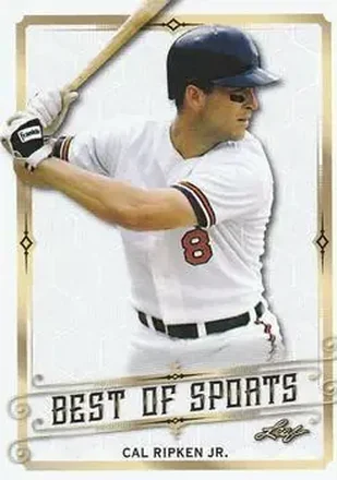 2018 Leaf Best of Sports #04 - Cal Ripken - Baltimore Orioles
