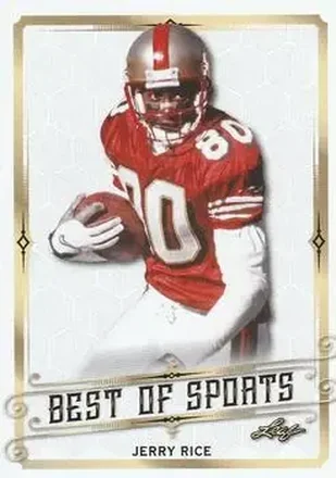 2018 Leaf Best of Sports #10 - Jerry Rice - San Francisco 49ers
