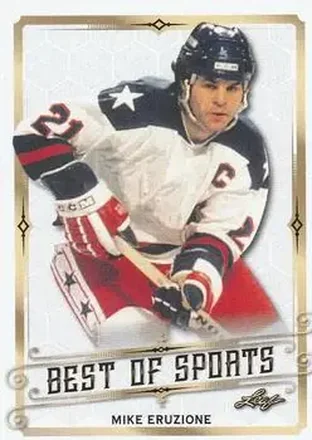 2018 Leaf Best of Sports #15 - Mike Eruzione - USA