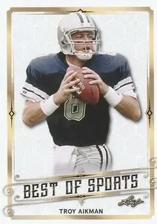 2018 Leaf Best of Sports #18 - Troy Aikman - Dallas Cowboys