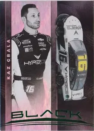 2021 Panini Chronicles - Black Green #4 - Kaz Grala - Kaulig Racing
