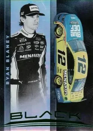 2021 Panini Chronicles - Black Green #8 - Ryan Blaney - Team Penske