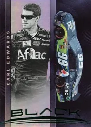 2021 Panini Chronicles - Black Green #18 - Carl Edwards - Roush Fenway Racing