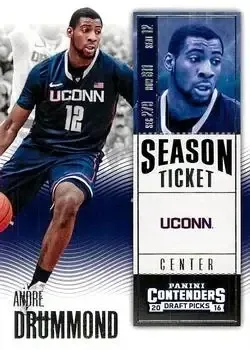 2016 Panini Contenders Draft Picks #3 Andre Drummond