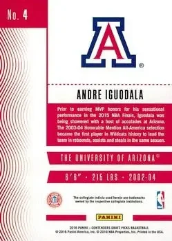 Back of Andre Iguodala