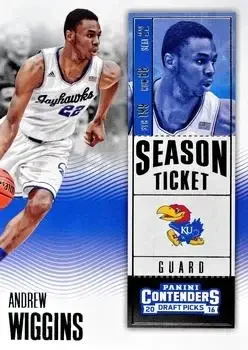 2016 Panini Contenders Draft Picks #5 Andrew Wiggins