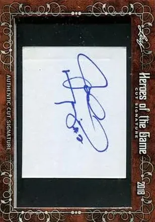 2018 Leaf Heroes of the Game Cut Signature Cards #NNO - Johnny Manziel
