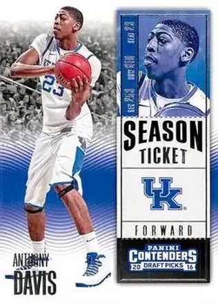 2016 Panini Contenders Draft Picks #6 Anthony Davis