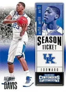 2016 Panini Contenders Draft Picks #6 Anthony Davis