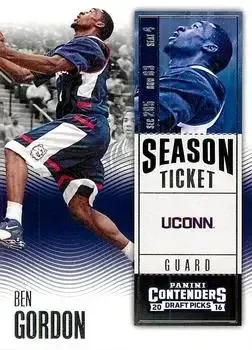 2016 Panini Contenders Draft Picks #8 Ben Gordon