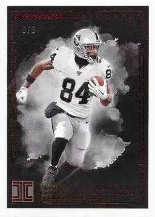 2019 Panini Impeccable - Ruby #48 - Antonio Brown - Oakland Raiders