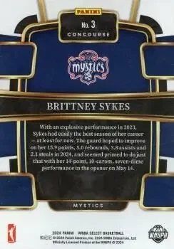 Back of Brittney Sykes