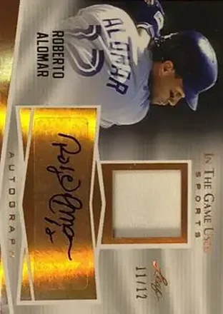 2018 Leaf In The Game Used Sports #GUA-RA1 - Roberto Alomar - Toronto Blue Jays