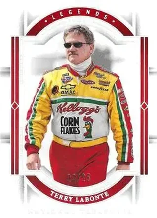 2024 Panini National Treasures - Holo Silver #96 - Terry Labonte - Hendrick Motorsports