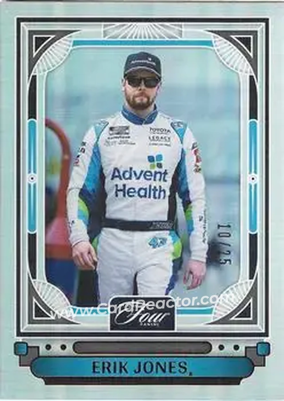 2026 Panini Turn Four - Red #2 - Erik Jones - Legacy Motor Club - Front