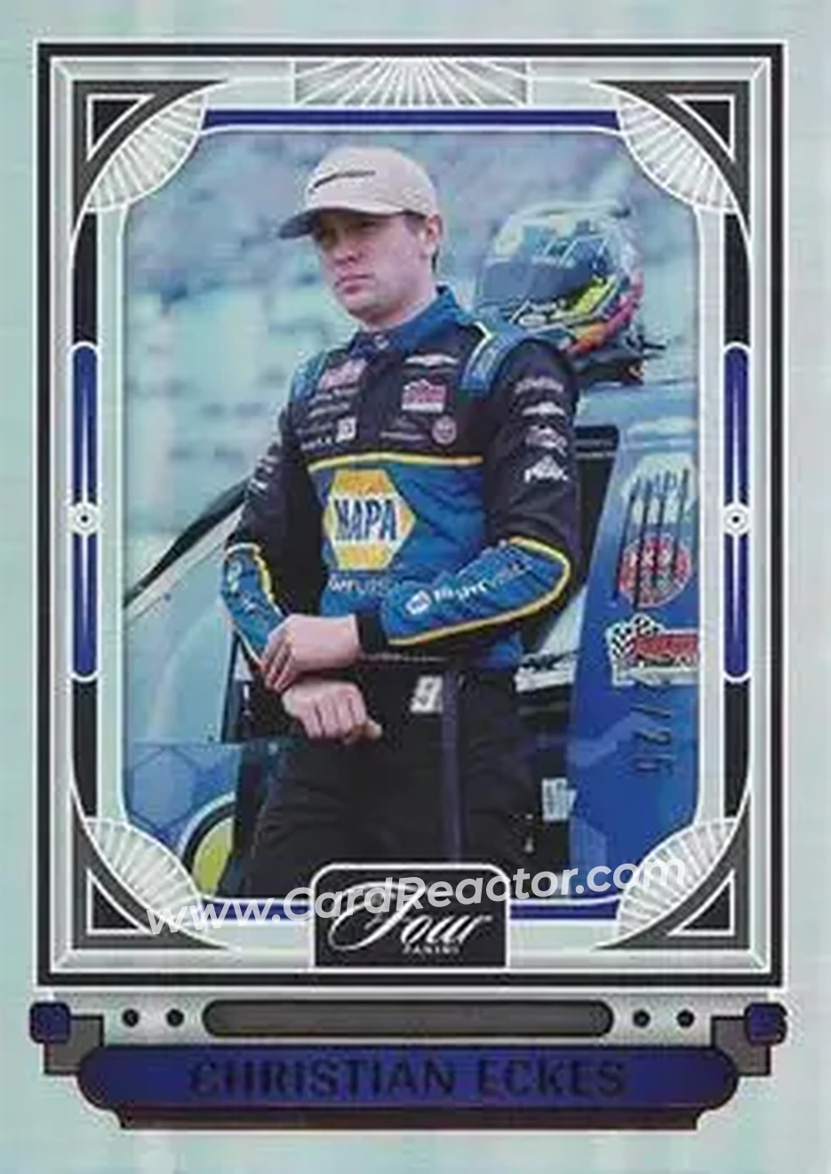 2026 Panini Turn Four - Red #38 - Christian Eckes - McAnally-Hilgemann Racing - Front