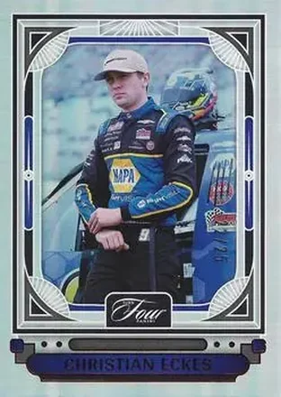 2026 Panini Turn Four - Red #38 - Christian Eckes - McAnally-Hilgemann Racing