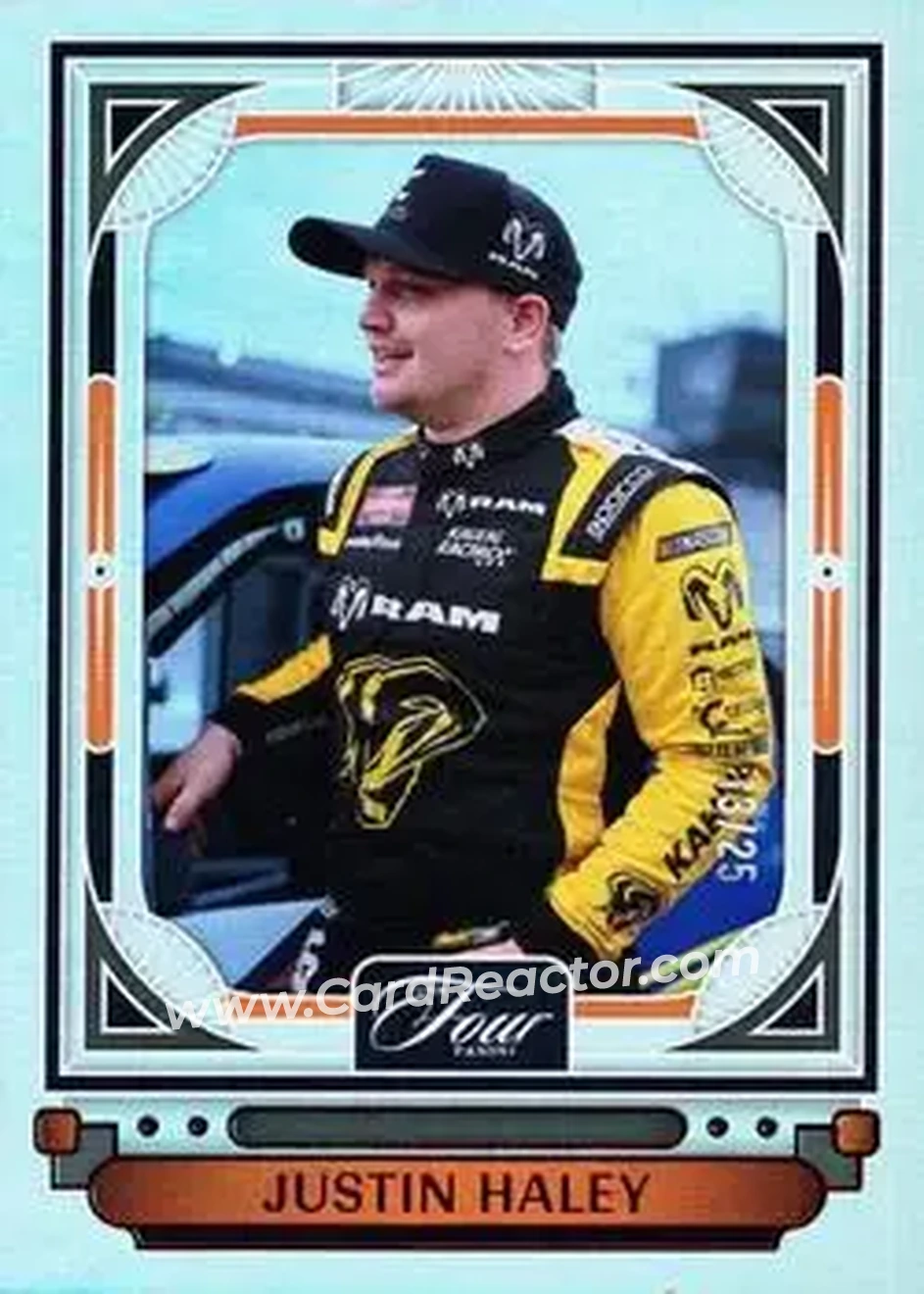 2026 Panini Turn Four - Red #63 - Justin Haley - Kaulig Racing - Front