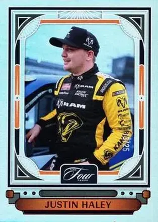 2026 Panini Turn Four - Red #63 - Justin Haley - Kaulig Racing