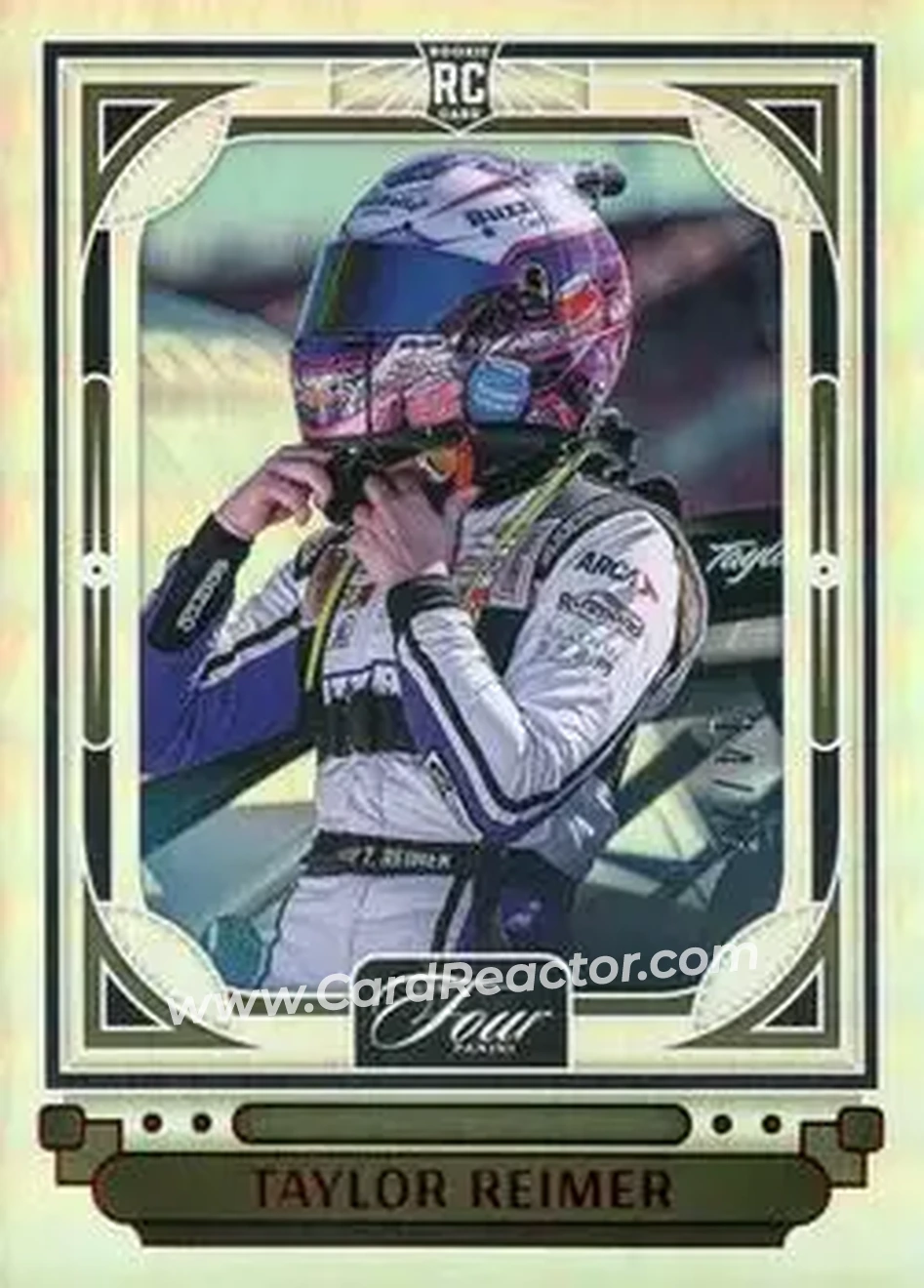 2026 Panini Turn Four - Red #89 - Taylor Reimer - Pinnacle Racing Group - Front