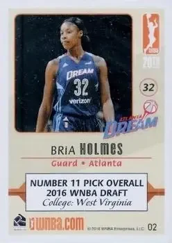Back of Bria Holmes