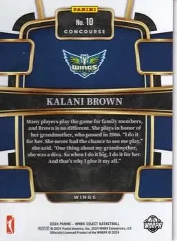 Back of Kalani Brown