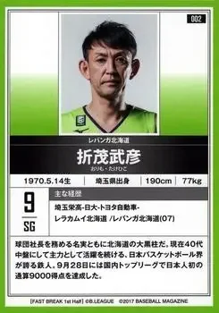 Back of Takehiko Orimo