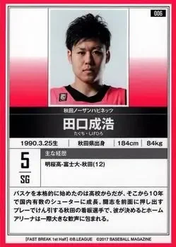 Back of Shigehiro Taguchi
