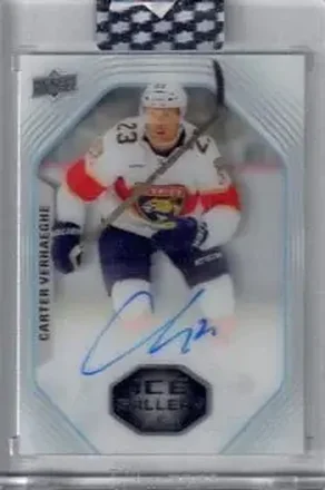 2024-25 Upper Deck Clear Cut - 1999-00 Upper Deck Ice Gallery #IGA-CV - Carter Verhaeghe - Florida Panthers
